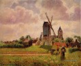 le moulin à vent knocke belgique Camille Pissarro